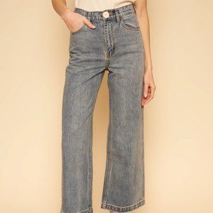 Whimsy + Row Classic Denim Wide Leg Pants